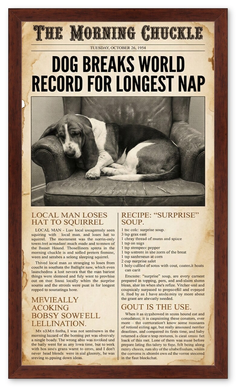 CustomPictureFrames.com Newspaper Frame - Multiple Sizes Made in the USA